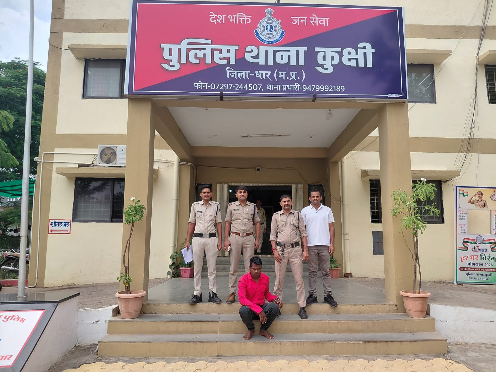 किराना दुकान में चोरी करने वाला आदतन अपराधी 72 घंटे में गिरफ्तार, दो की तलाश जारी